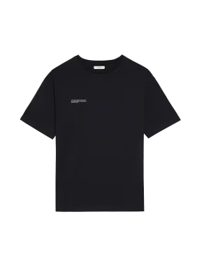 Organic Cotton Lightweight Skater T-shirt—black