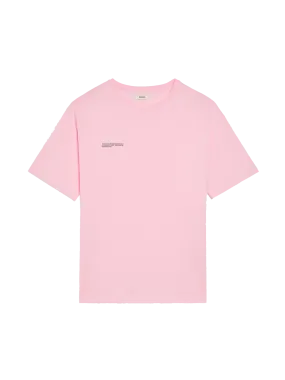 Organic Cotton Lightweight Skater T-shirt—sakura pink