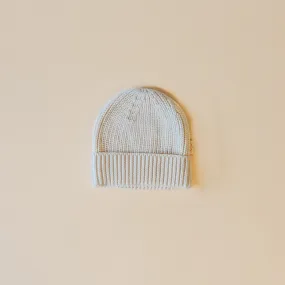 Organic Knit Beanie - Snow