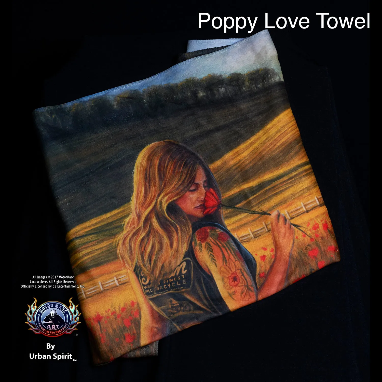 Poppy Love Towel