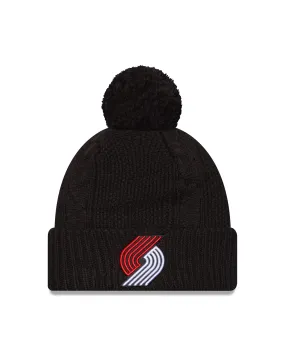 Portland Trail Blazers New Era Women's Cable Knit Black