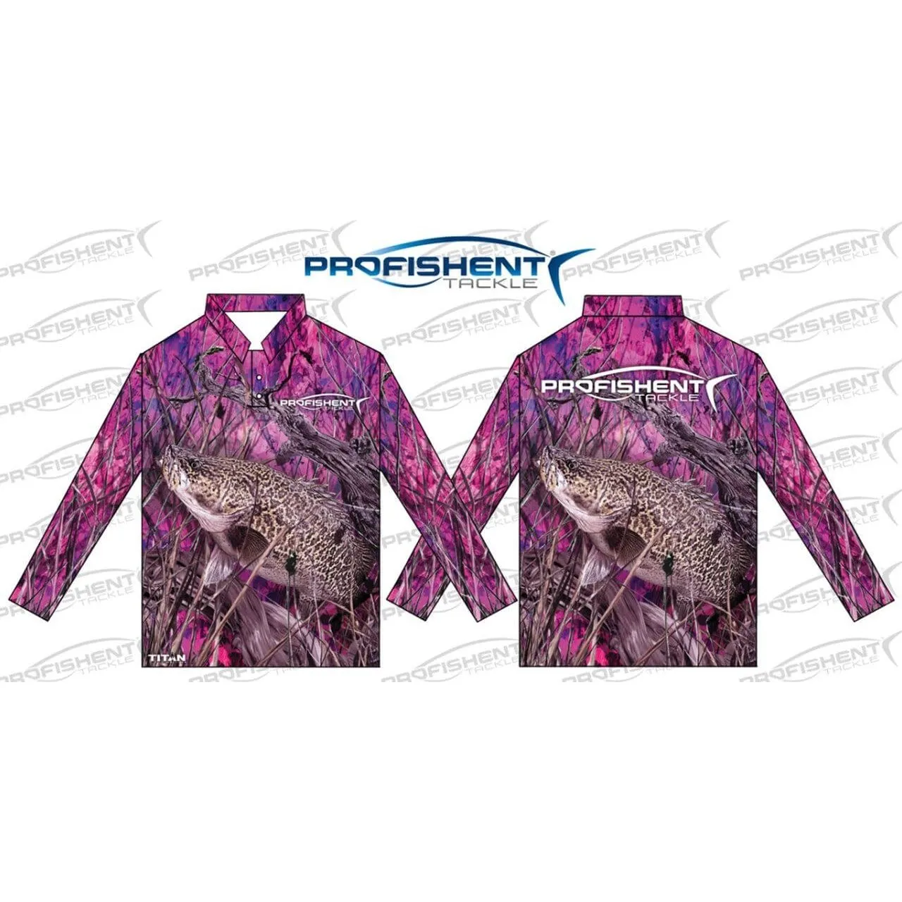 Profishent Tackle Sublimated Cod Camo Pink