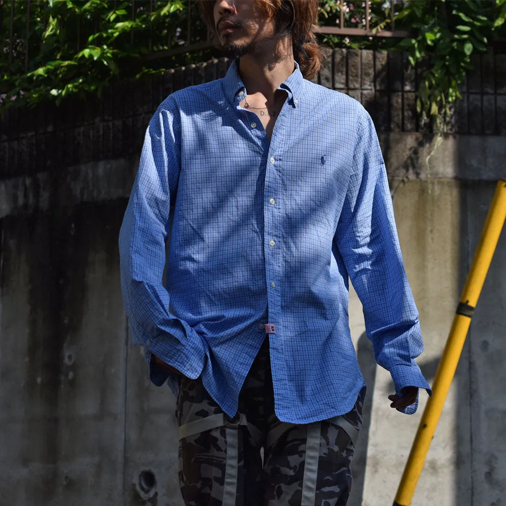 Ralph Lauren/ラルフ ローレン “CLASSIC FIT” タータンチェック ボタンダウンシャツ　230605