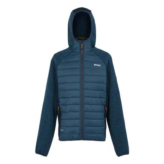 Regatta Mens Newhill Hybrid Jacket Moonlight Denim/Navy