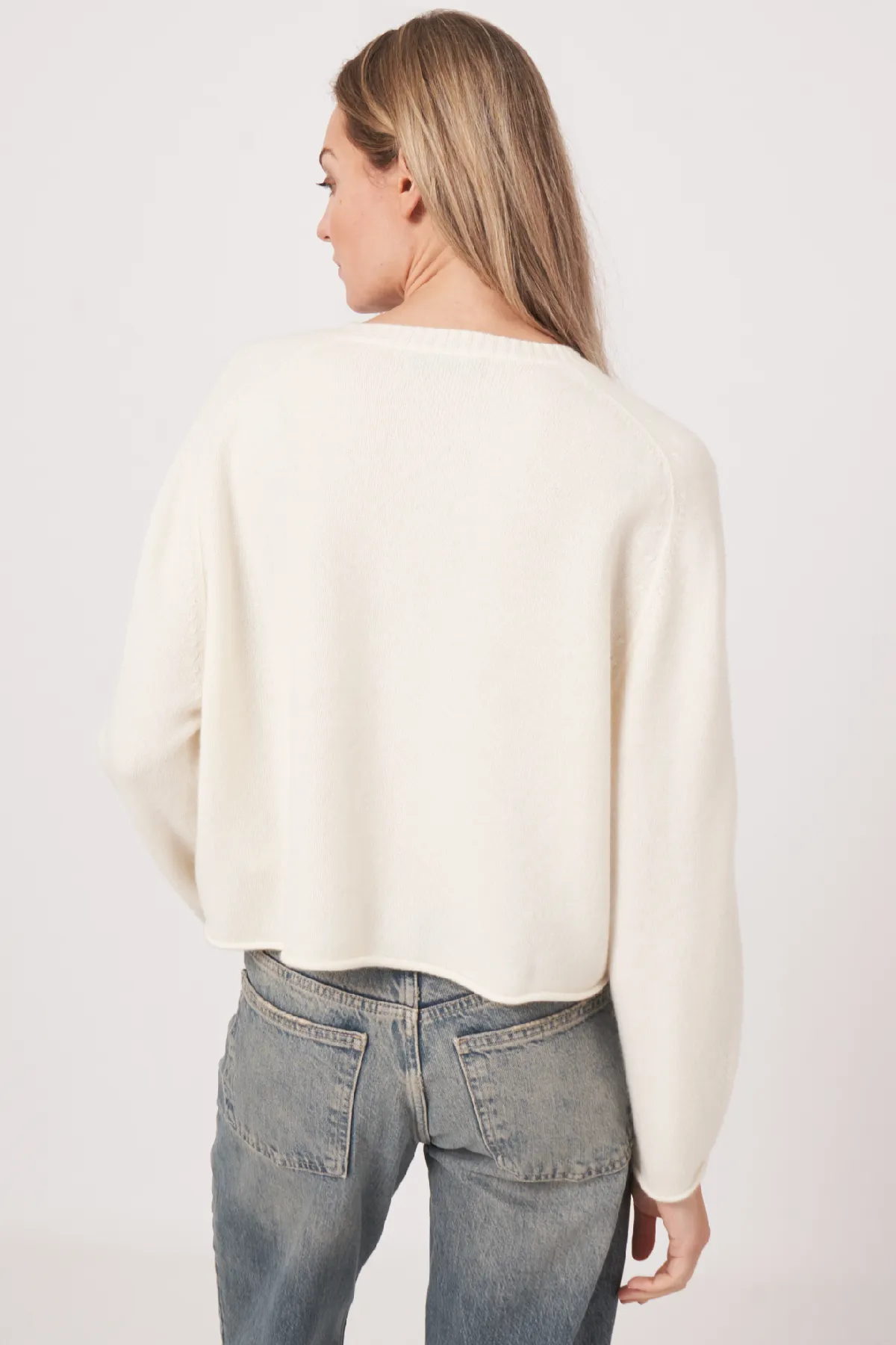 Repeat 100% Organic Cashmere Knitted Pullover