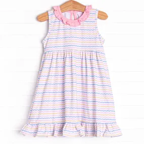 Ric Rac Rays Ruffle Dress, Pink