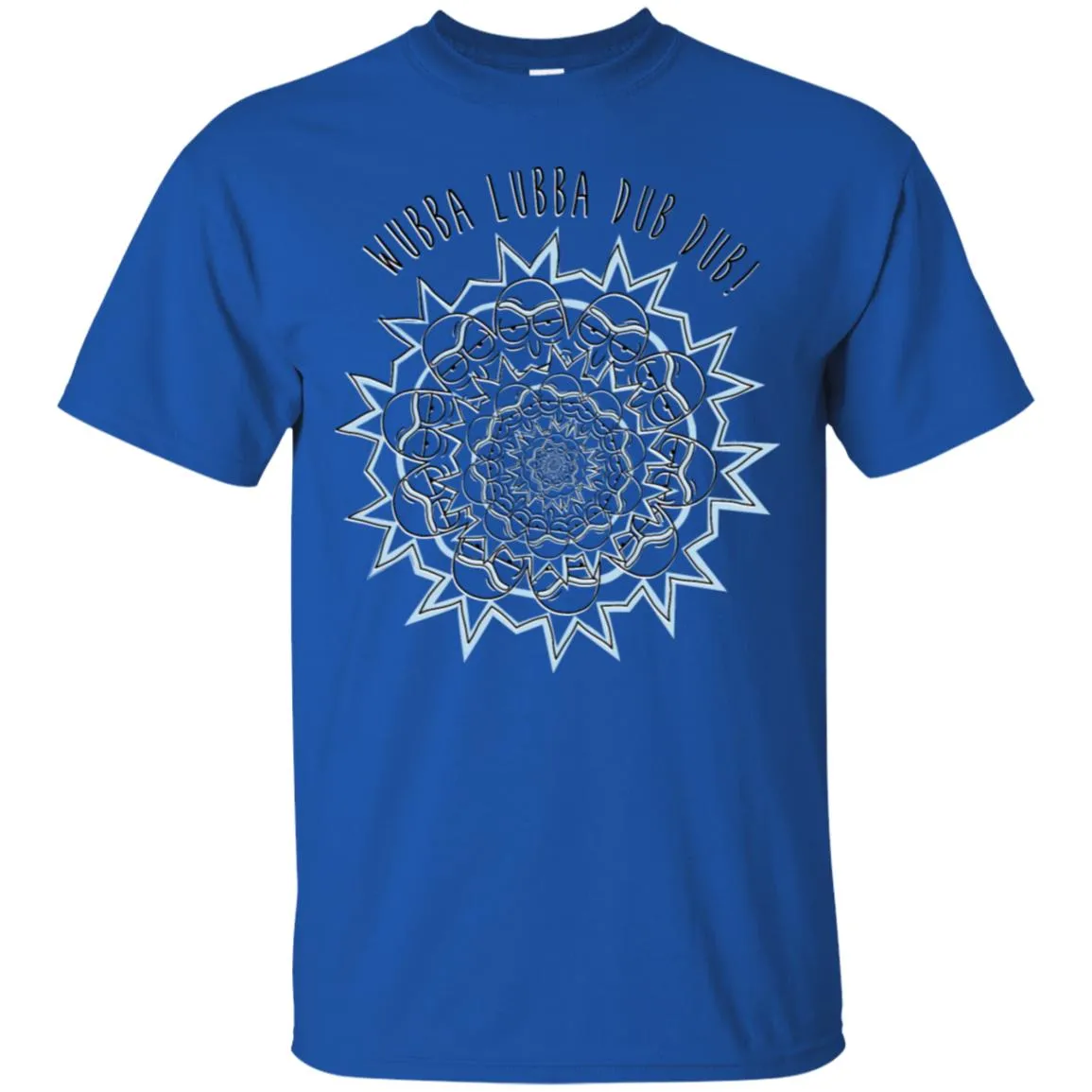Rick And Morty Wubba Lubba Dub Dub Slogan Men T-Shirt