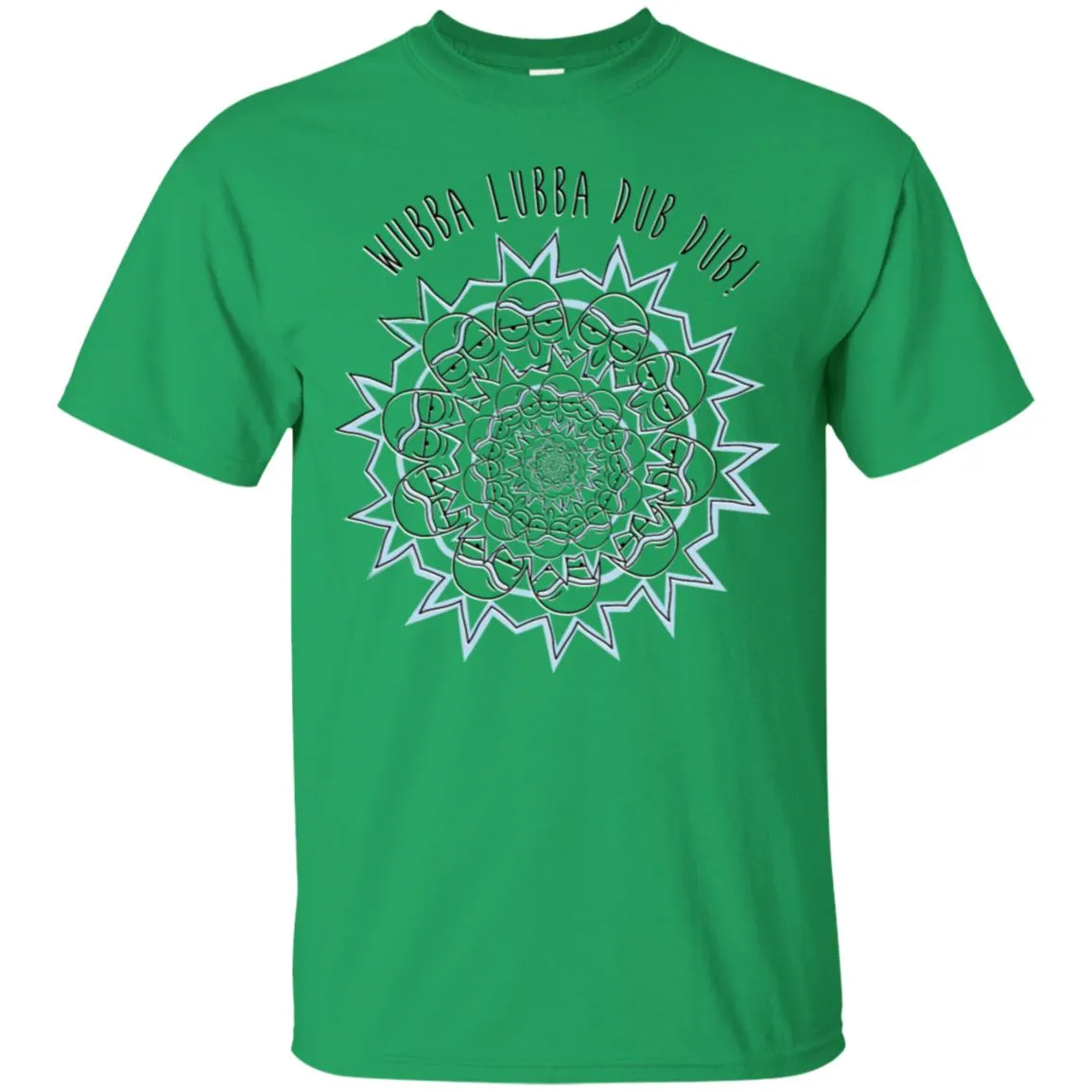 Rick And Morty Wubba Lubba Dub Dub Slogan Men T-Shirt