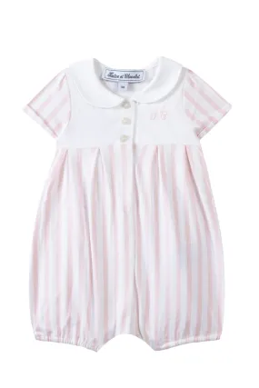 Romper suit - Pale pink Garda cotton