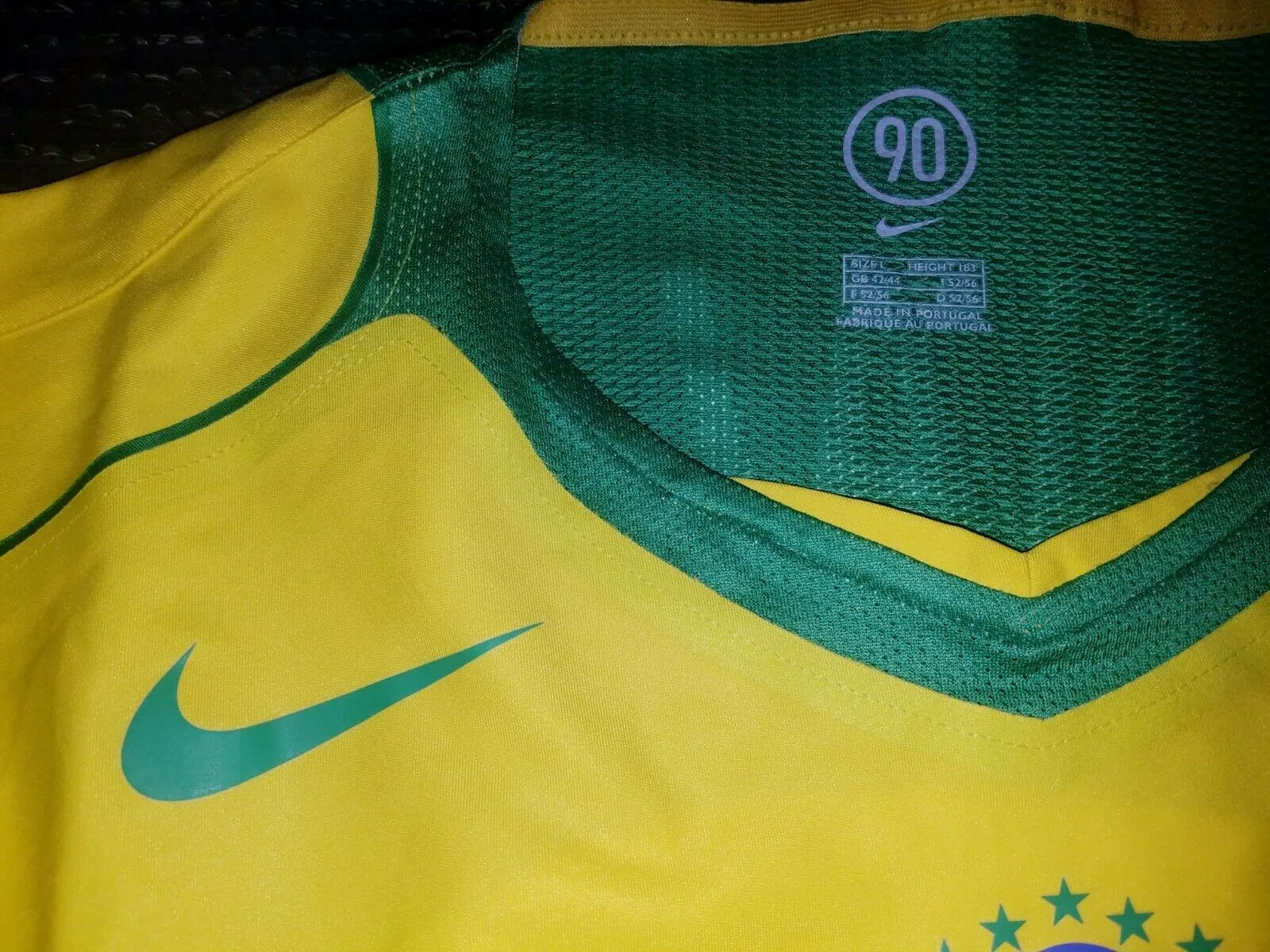 Ronaldo Brazil 2004 PLAYER ISSUE LIMITED EDITION Jersey Shirt L