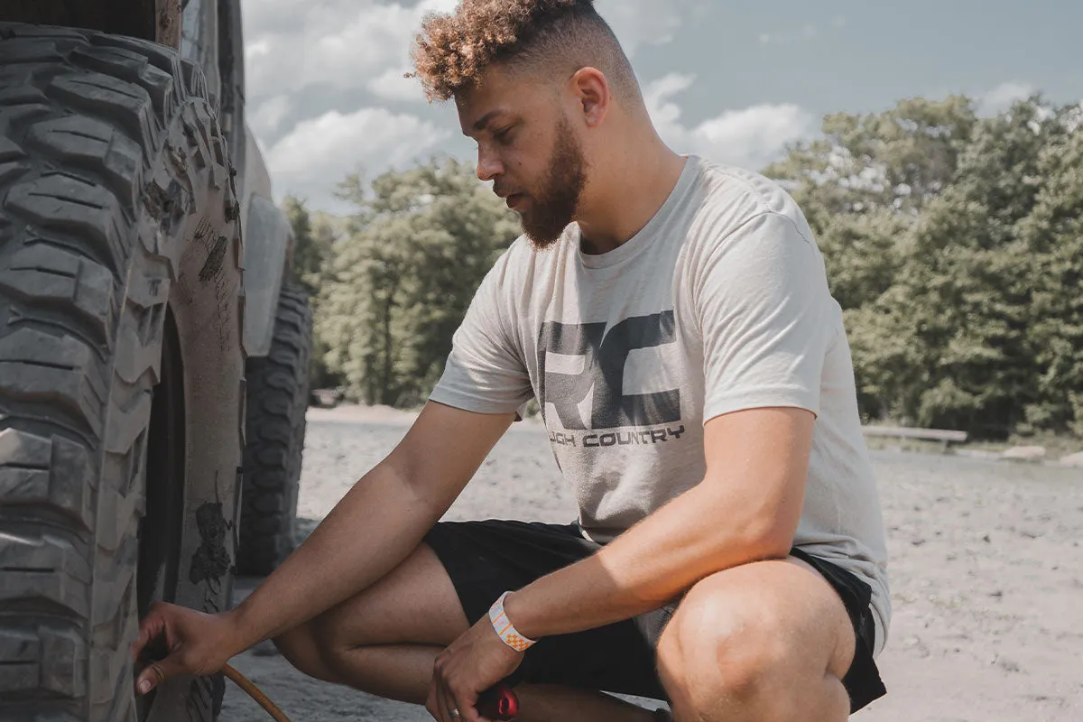 Rough Country T-Shirt - Logo - Grey - 2XL