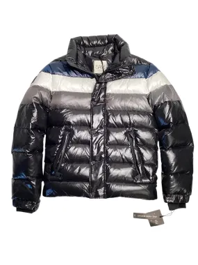 SAM. Mens Olympic Quilted Down Jacket Size Small Black