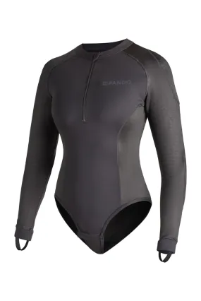 SHELL WW BLACK 02 – Lady Armored Motorcycle Baselayer / Body