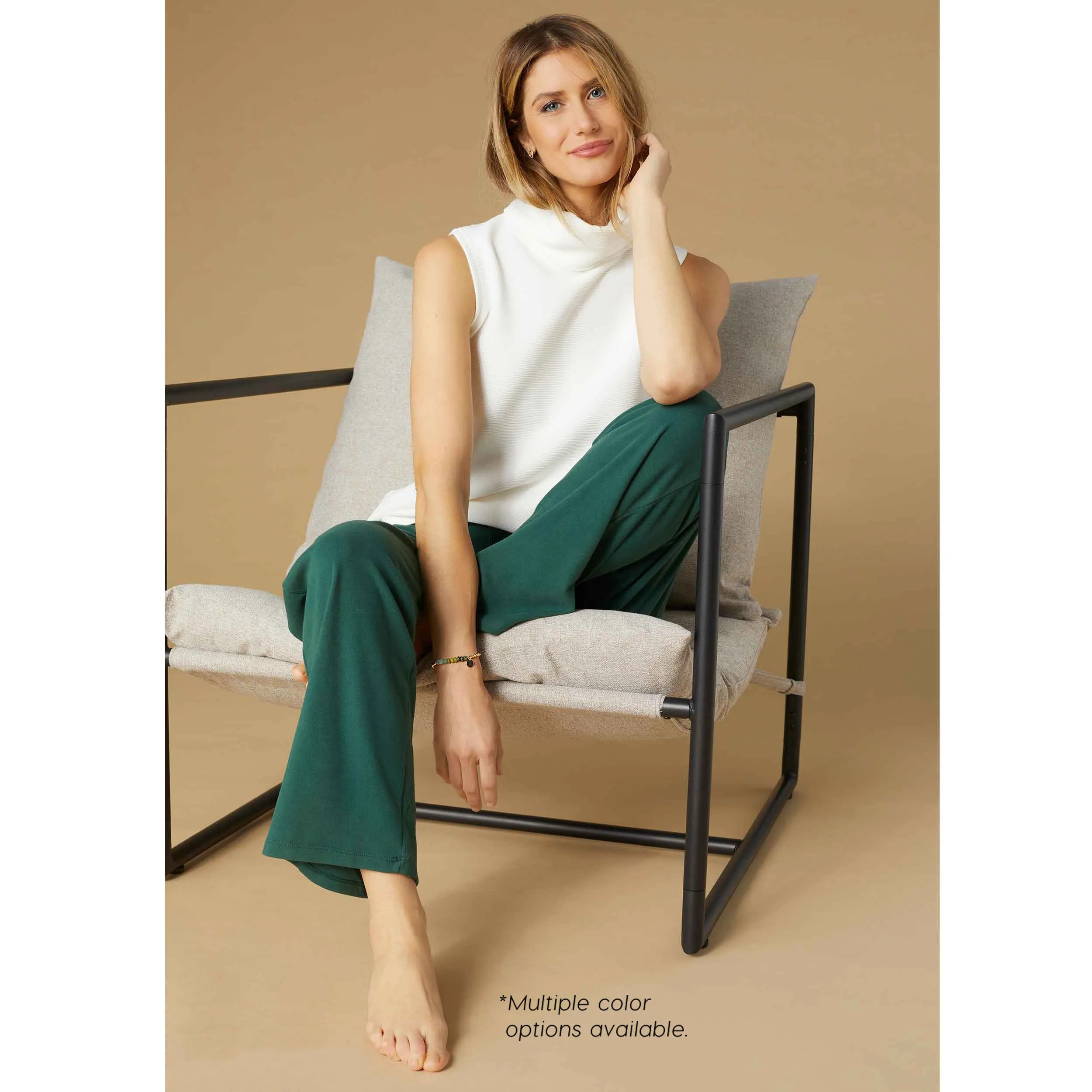 Smooth Zipper Pullover - Evergreen - Final Sale