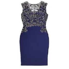 Sophisticated Lace-Top Bodycon Dress