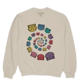 Spiral Cats Pullover Sweatshirt