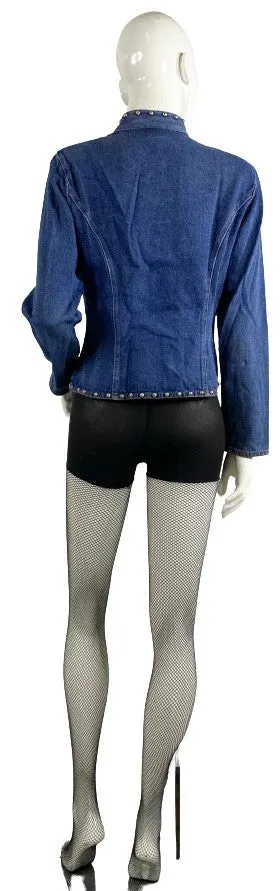 Stonebridge Jacket Denim Blue Size 6 SKU 000311-1