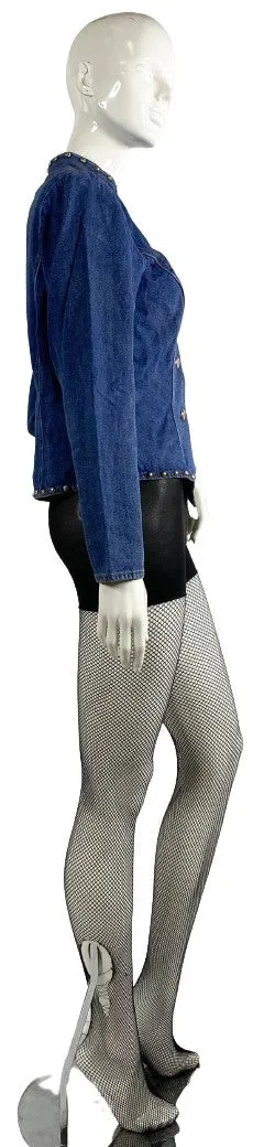 Stonebridge Jacket Denim Blue Size 6 SKU 000311-1