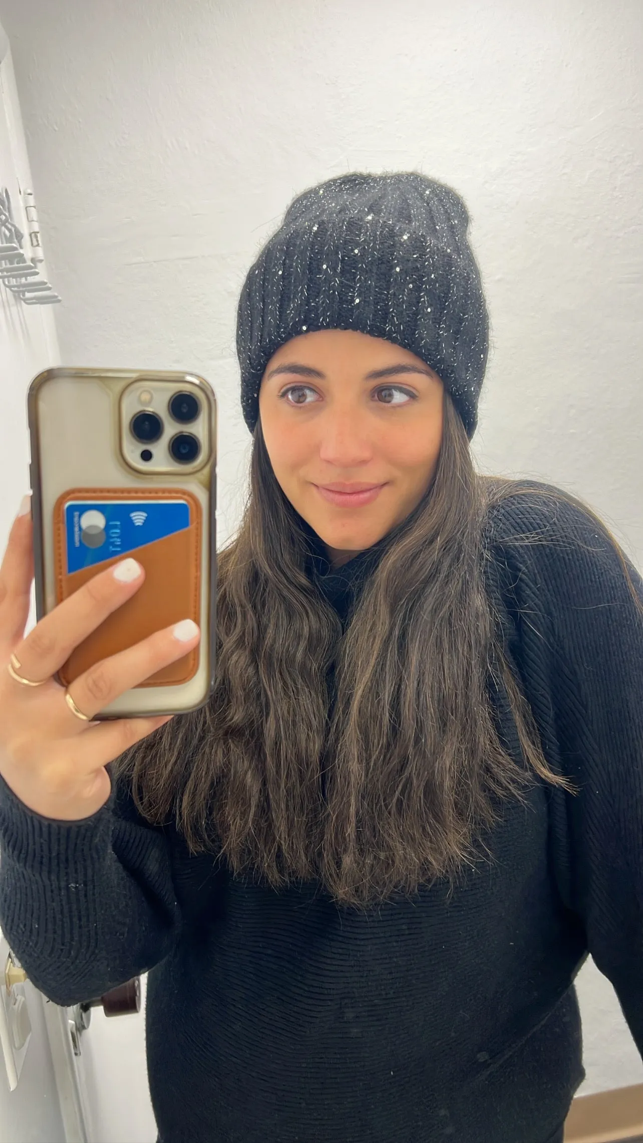 Subtle Sparkle Cuffed Beanie