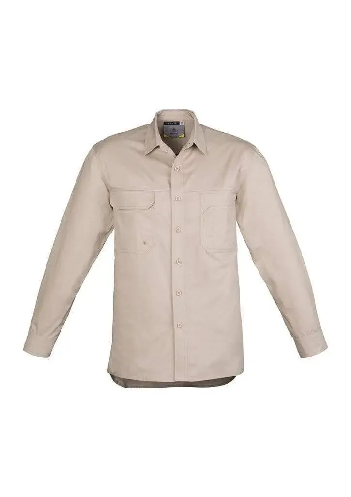 SYZMIK Men’s Lightweight Long Sleeve Tradie Shirt ZW121