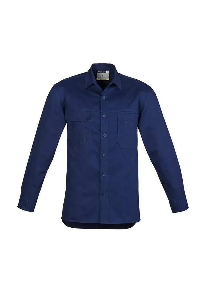 SYZMIK Men’s Lightweight Long Sleeve Tradie Shirt ZW121