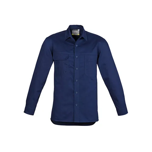 Syzmik Workwear | Mens Lightweight Tradie Long Sleeve Shirt | ZW121