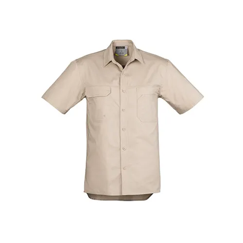 Syzmik Workwear | Mens Lightweight Tradie Short Sleeve Shirt | ZW120
