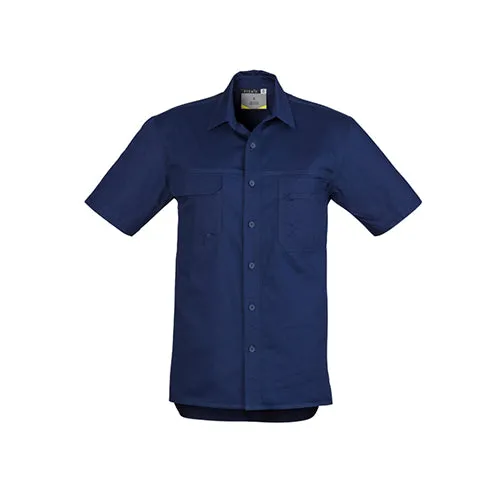 Syzmik Workwear | Mens Lightweight Tradie Short Sleeve Shirt | ZW120