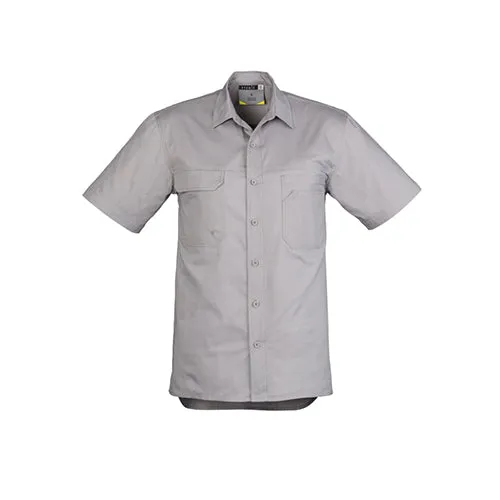 Syzmik Workwear | Mens Lightweight Tradie Short Sleeve Shirt | ZW120