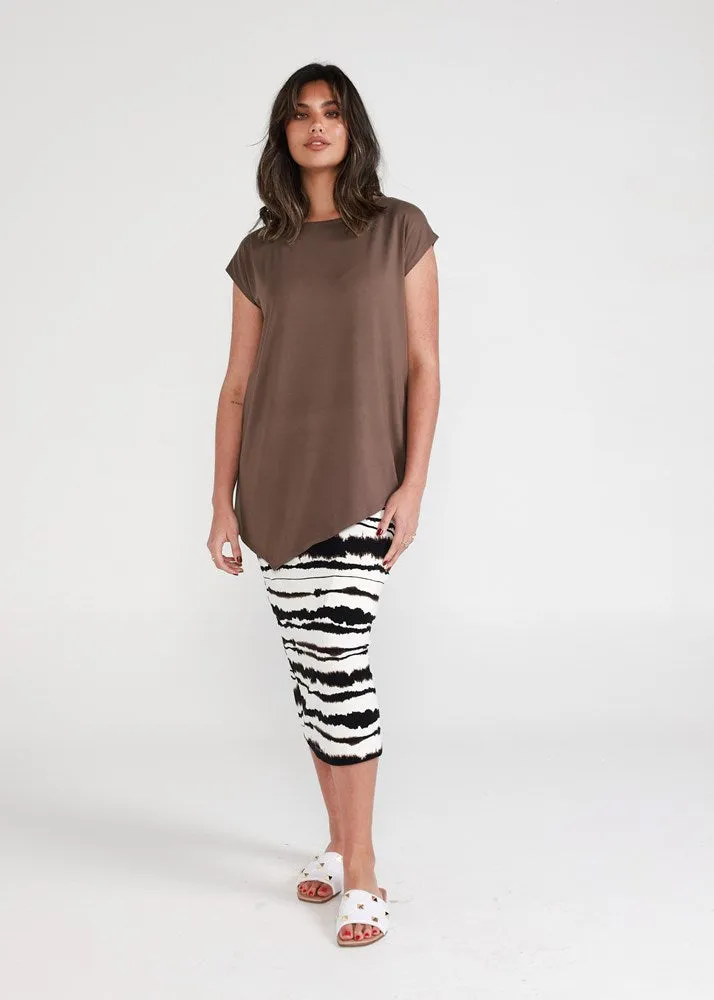 Toni Asymmetrical Bamboo T-Shirt