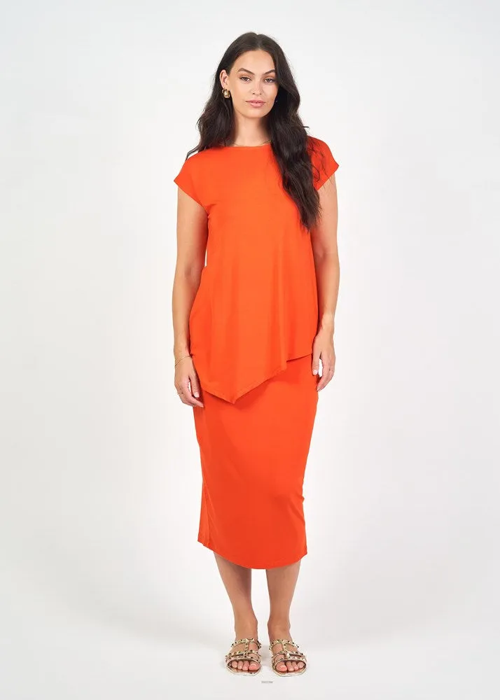 Toni Asymmetrical Bamboo T-Shirt