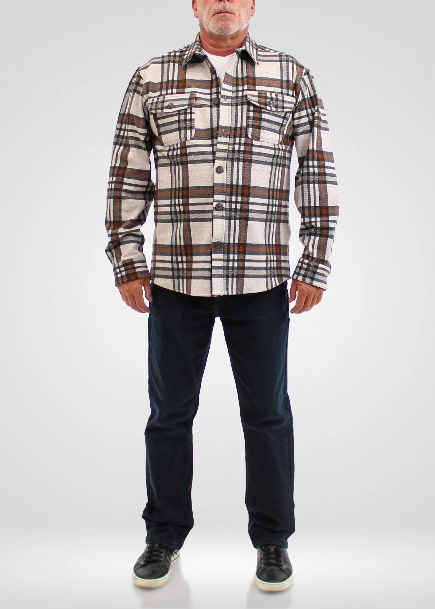 URBAN LAUNDRY Brown Shacket