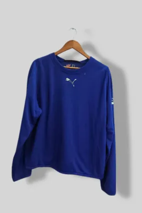 Vintage Large blue puma crew neck sweatshirt
