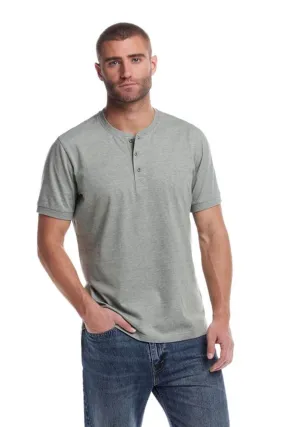 Weatherproof Vintage Henley Shirt for Men in Sea Spray | S2531551GK-SEA SPRAY