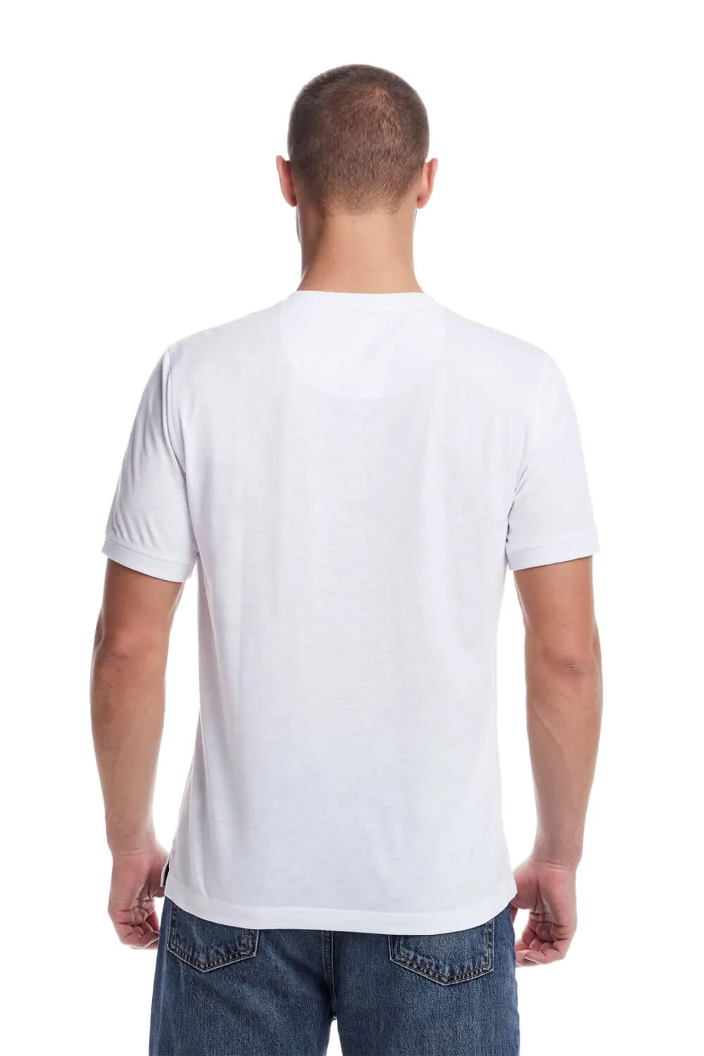 Weatherproof Vintage Jersey Henley Shirt for Men in White | S253659GK-BRIGHT WHITE